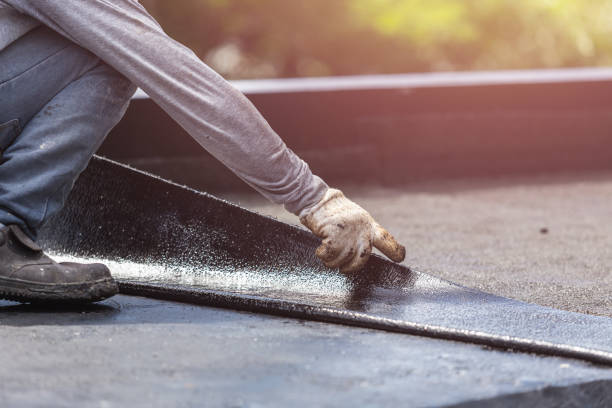 Professional Waterproofing technician working in Pine River, WI